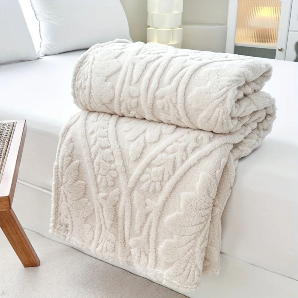 Jacquard Weave Fleece Blanket