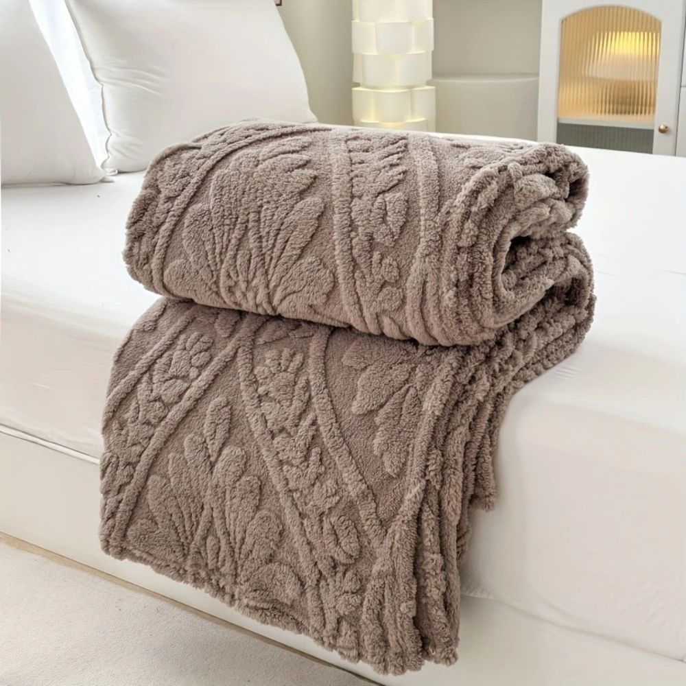 Jacquard Weave Fleece Blanket