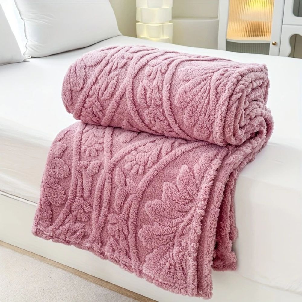 Jacquard Weave Fleece Blanket