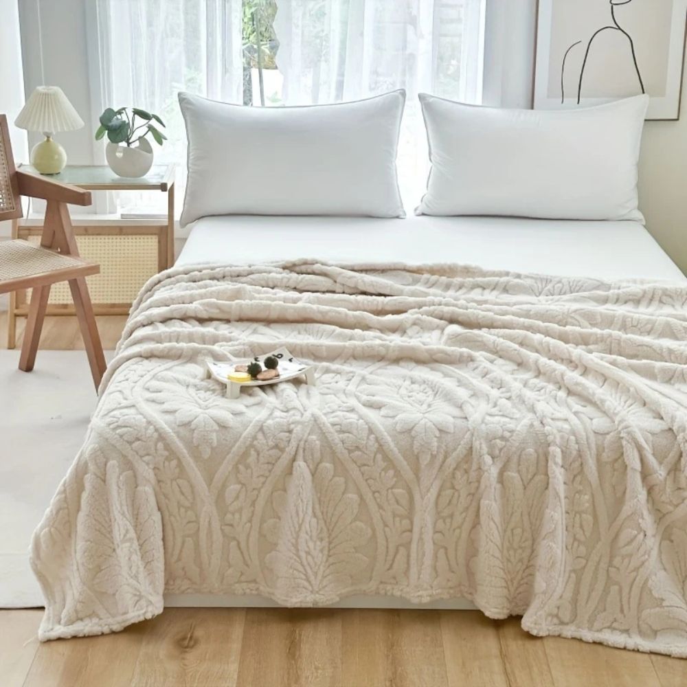 Jacquard Weave Fleece Blanket