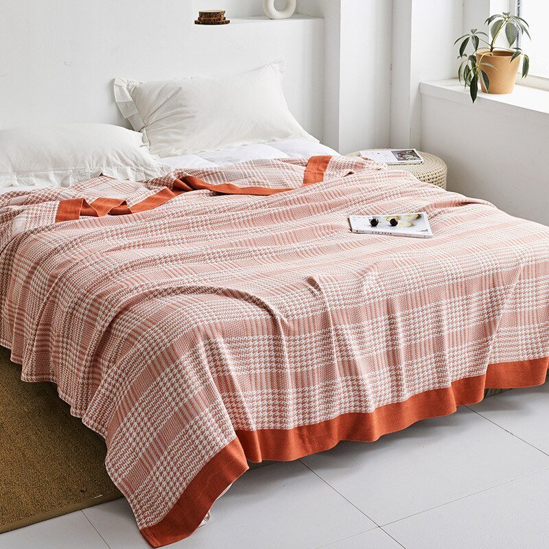 Japanese Soft Fleece Throw Blanket for Cozy Comfort