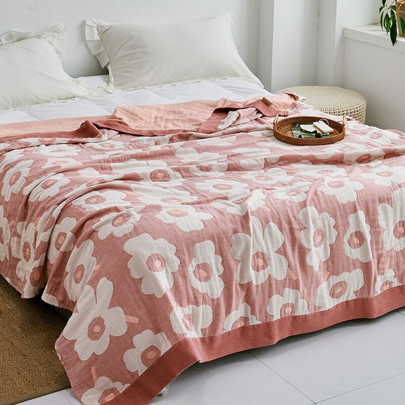 Japanese Soft Fleece Throw Blanket for Cozy Comfort