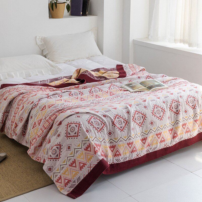 Japanese Soft Fleece Throw Blanket for Cozy Comfort