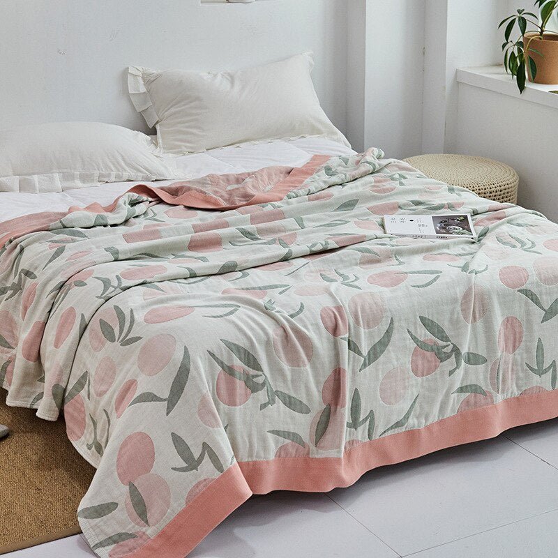 Japanese Soft Fleece Throw Blanket for Cozy Comfort