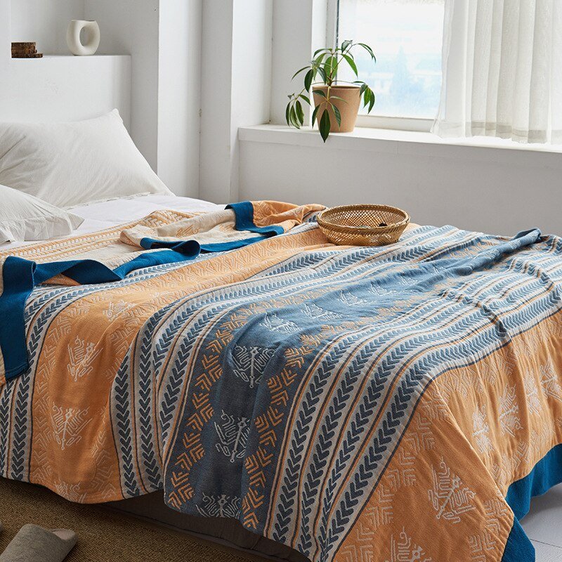 Japanese Soft Fleece Throw Blanket for Cozy Comfort