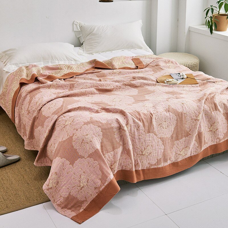 Japanese Soft Fleece Throw Blanket for Cozy Comfort