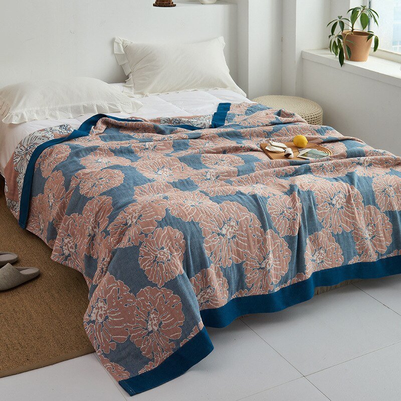 Japanese Soft Fleece Throw Blanket for Cozy Comfort