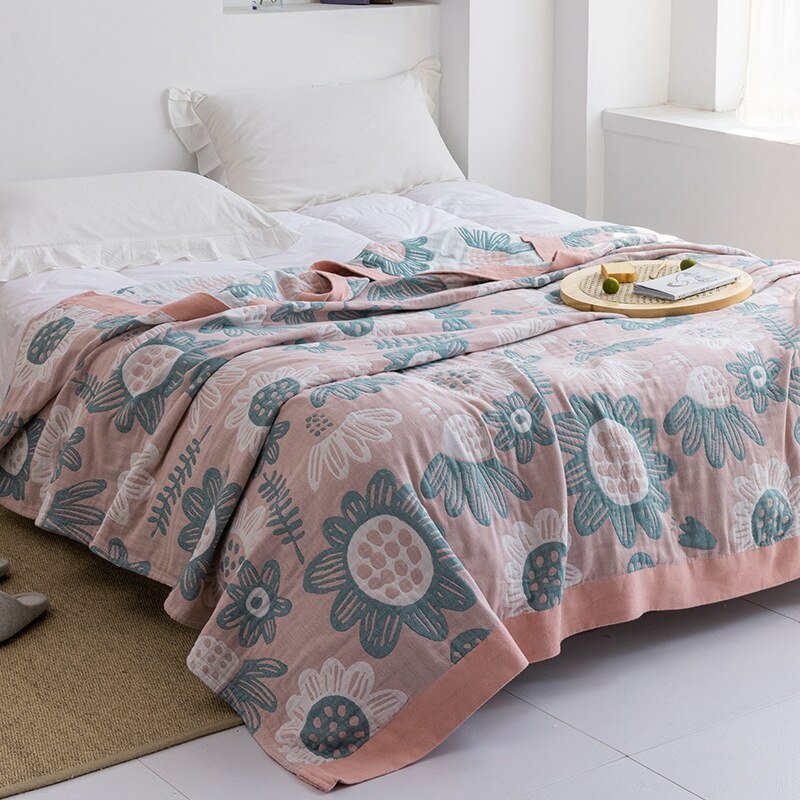 Japanese Soft Fleece Throw Blanket for Cozy Comfort