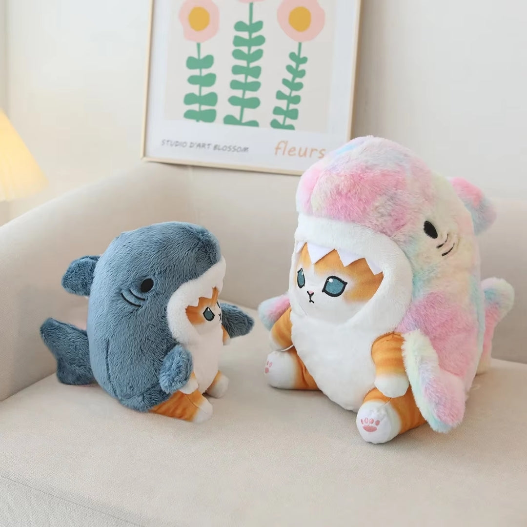 Kawaii Plush Toy - Shark Cat Plush Toy with Cute Design