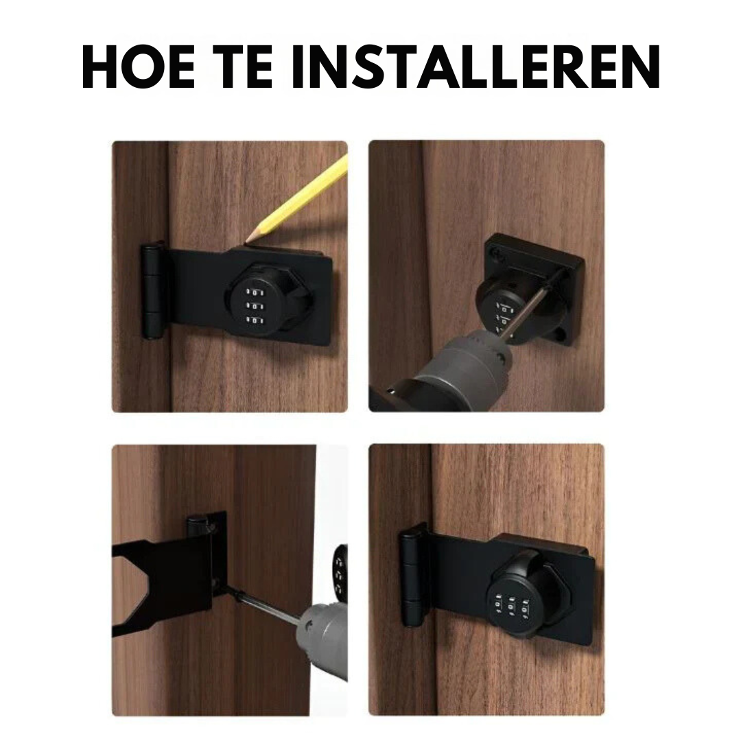 Keyless Number Code Lock Case