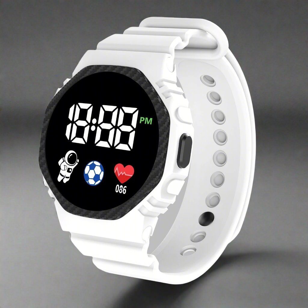 Kids' Adventure LED Watch – Waterproof Educational Watch for Children