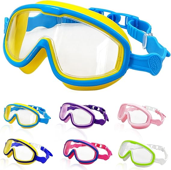 Kids' Anti-Fog UV Protection Swim Goggles