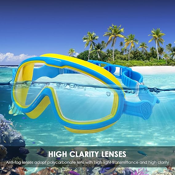 Kids' Anti-Fog UV Protection Swim Goggles