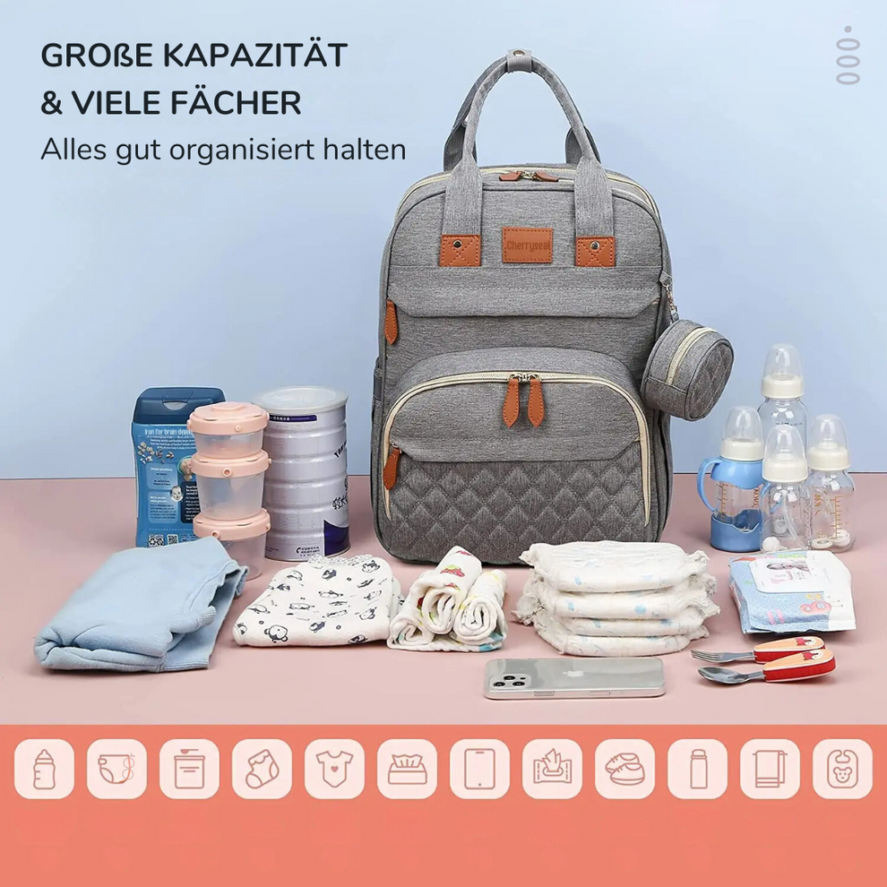 Kids' Backpack with Built-In Changing Station - Spacious and Practical