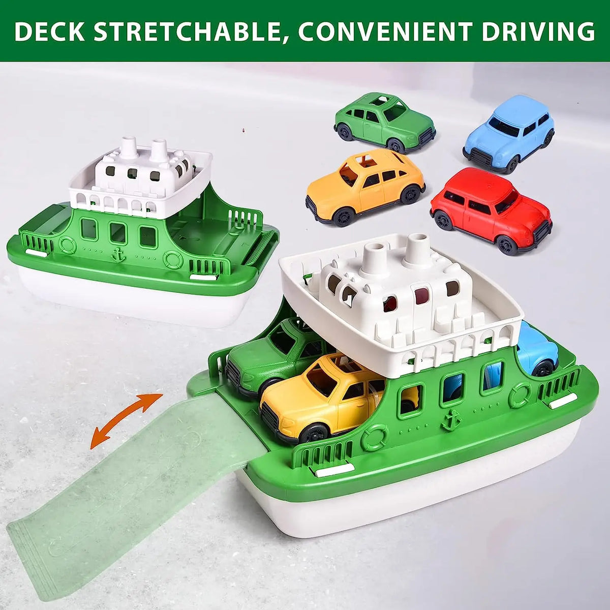 Kids' Bath Water Toy Set - Boats & Cars