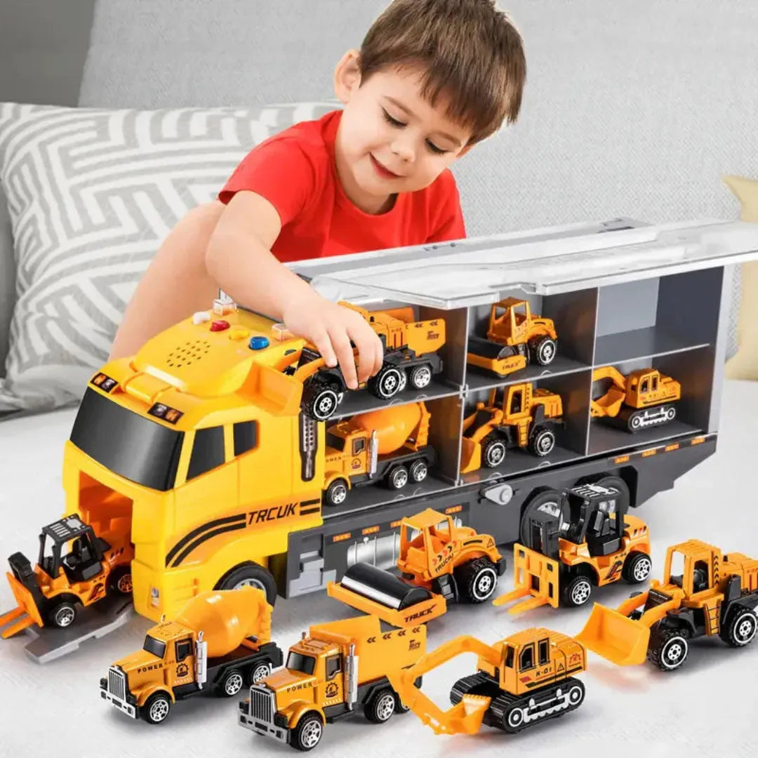 Kids' Construction Building Set - Educational Toy Vehicles and Tools