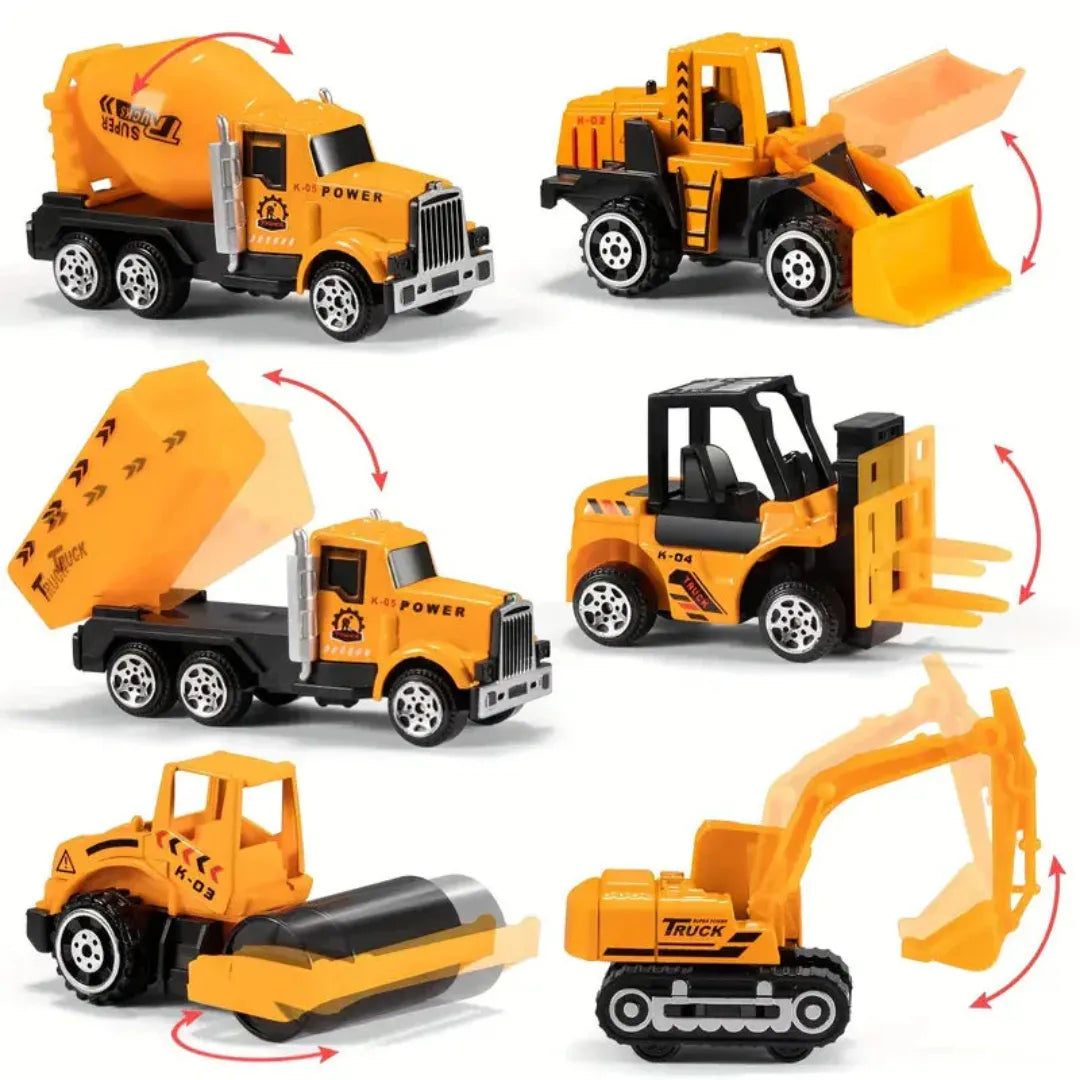 Kids' Construction Building Set - Educational Toy Vehicles and Tools