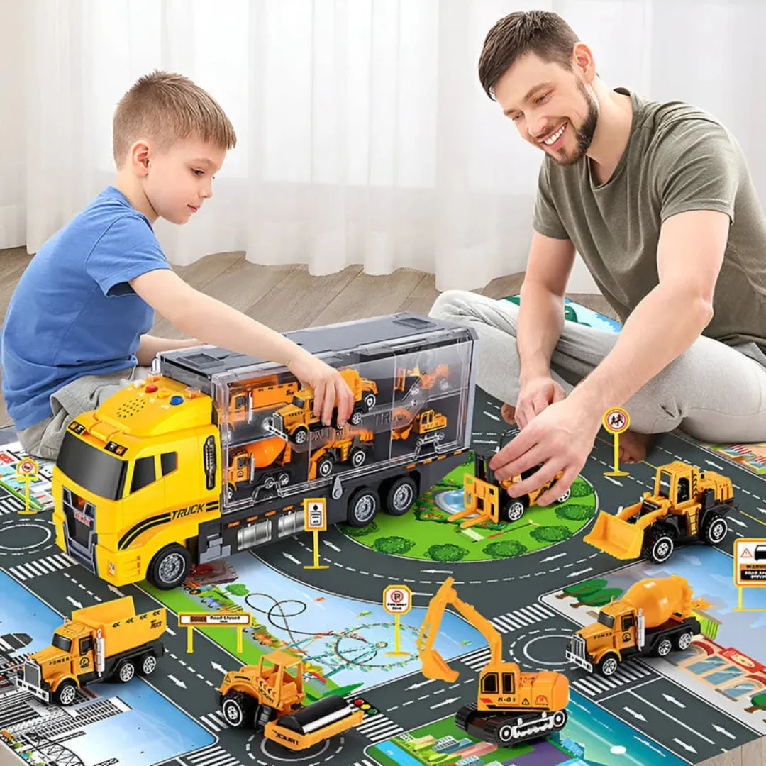 Kids' Construction Building Set - Educational Toy Vehicles and Tools
