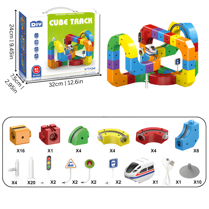 Kids' Creative STEM Trackfusion Racing Set