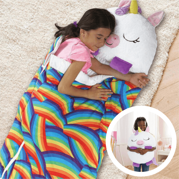 Kids' Cuddle Sleeping Bag for Sleepovers
