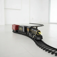 Kids' Electric Christmas Train Set with Flexible Tracks