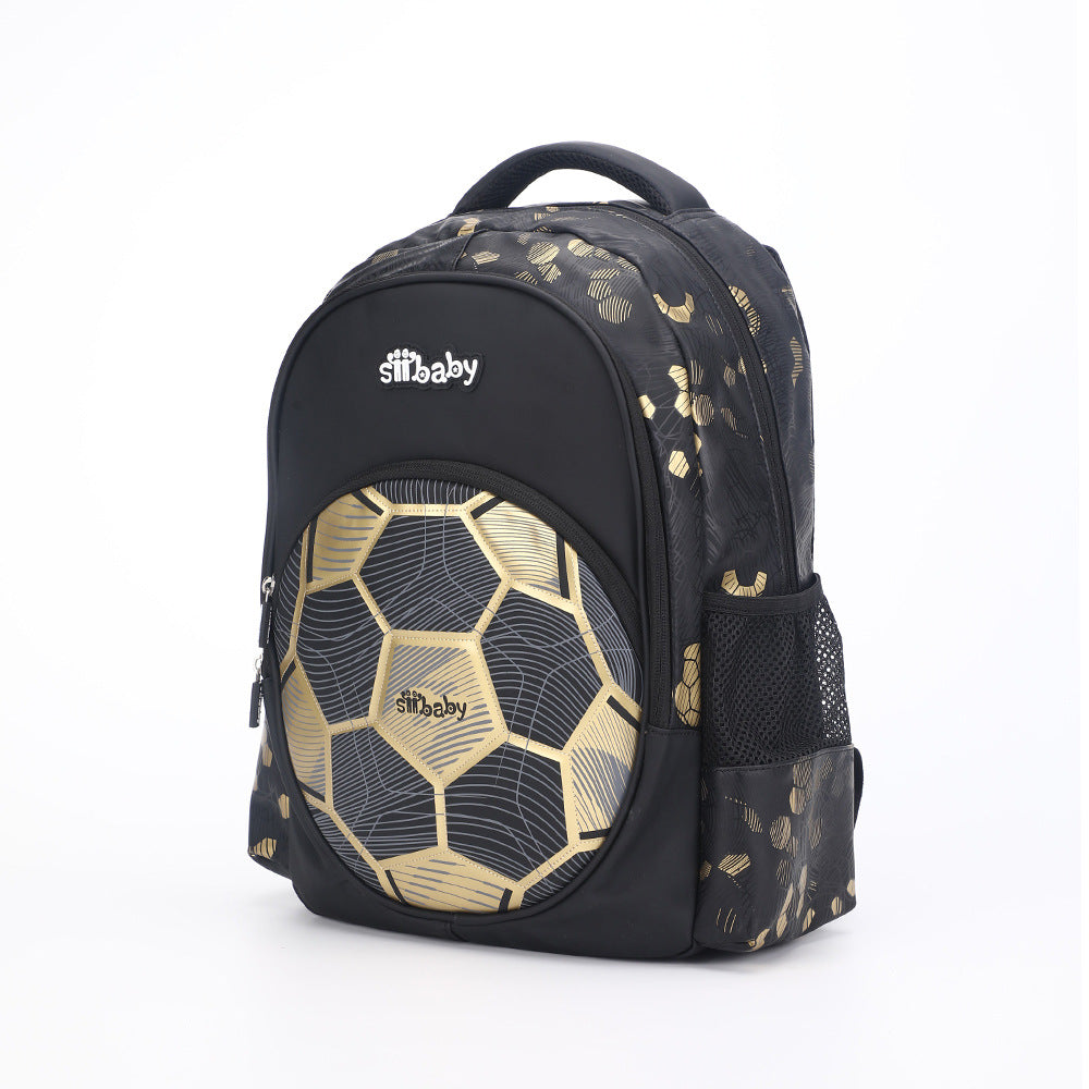 Kids' Football School Backpack with Football Print
