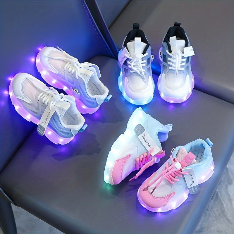 Kids' Light-Up Sneakers – Colorful LED Lighting for a Playful Look