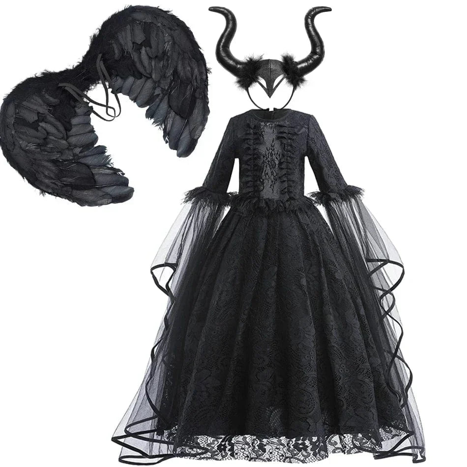 Kids' Maleficent Dress - Halloween Costume