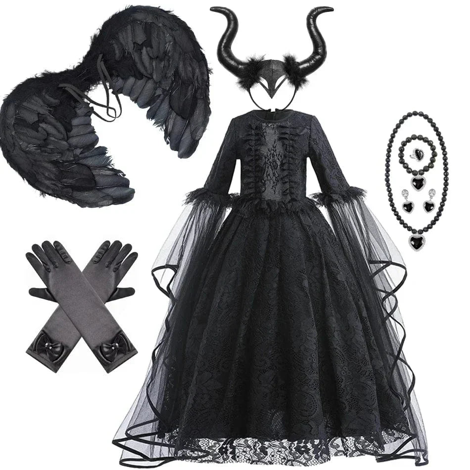 Kids' Maleficent Dress - Halloween Costume