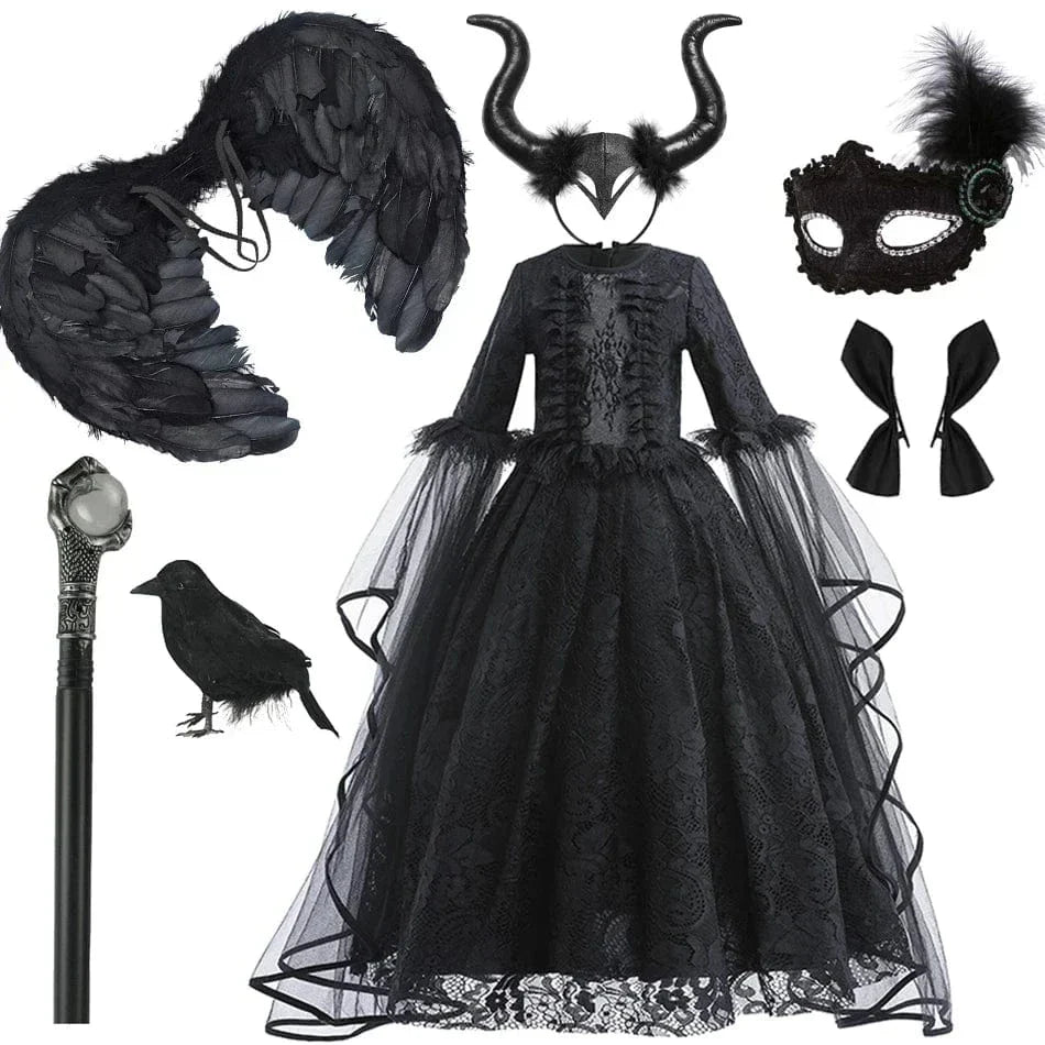 Kids' Maleficent Dress - Halloween Costume