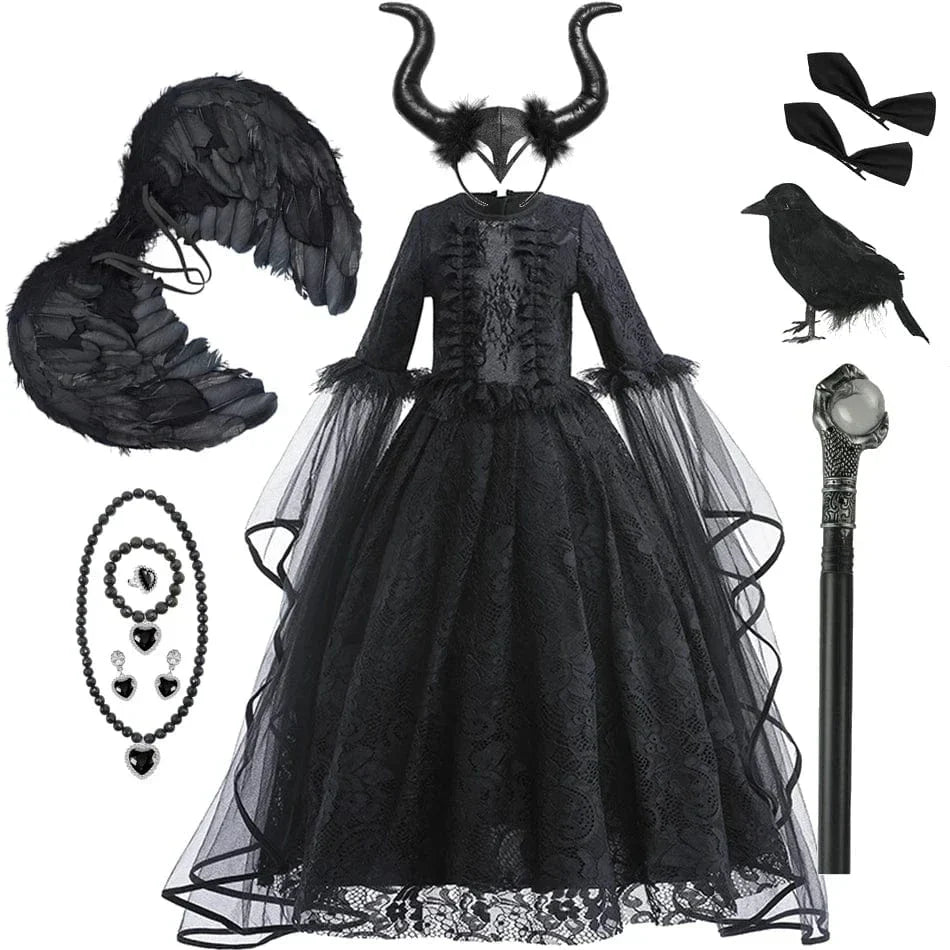 Kids' Maleficent Dress - Halloween Costume