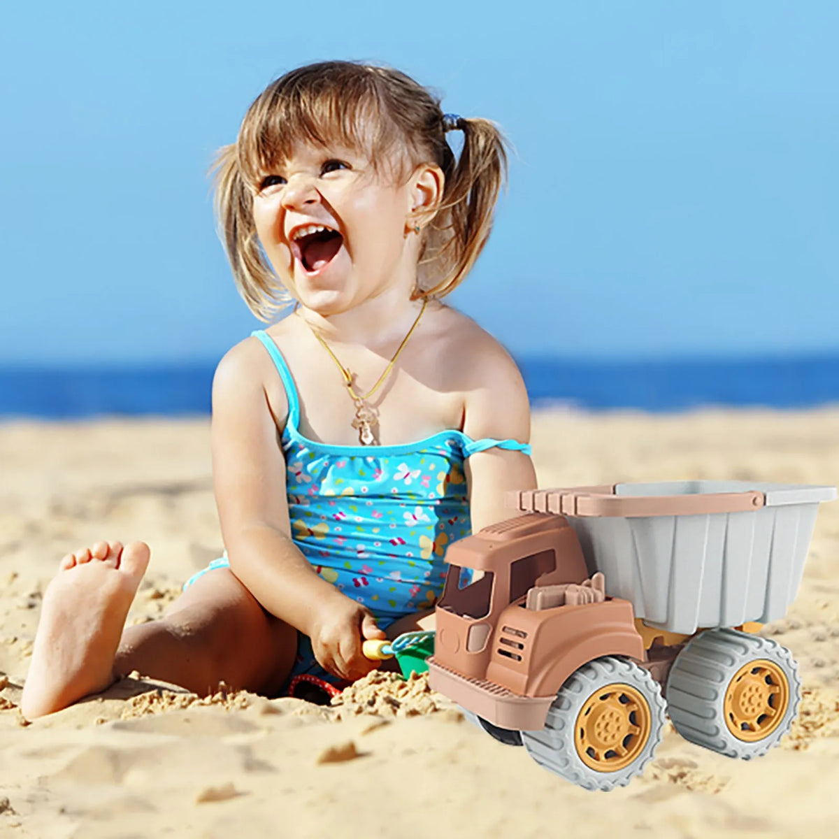 Kids' Outdoor Construction Vehicle Playset