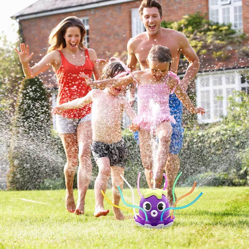 Kids' Outdoor Octopus Water Sprinkler Toy