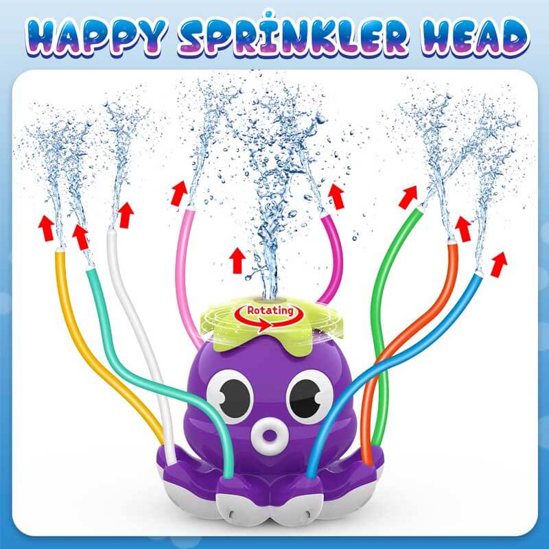 Kids' Outdoor Octopus Water Sprinkler Toy