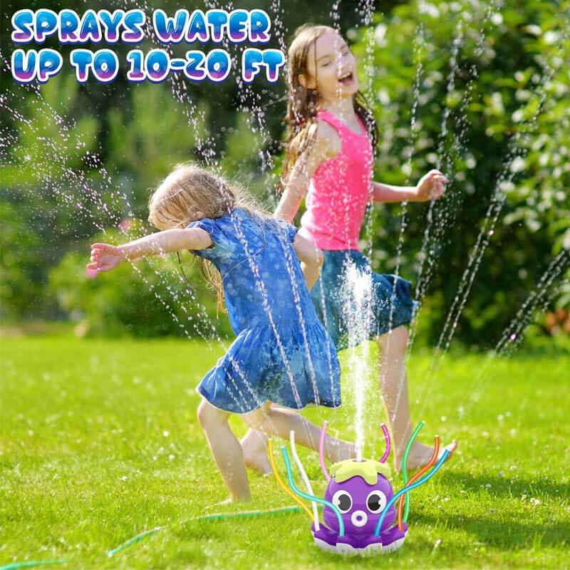 Kids' Outdoor Octopus Water Sprinkler Toy