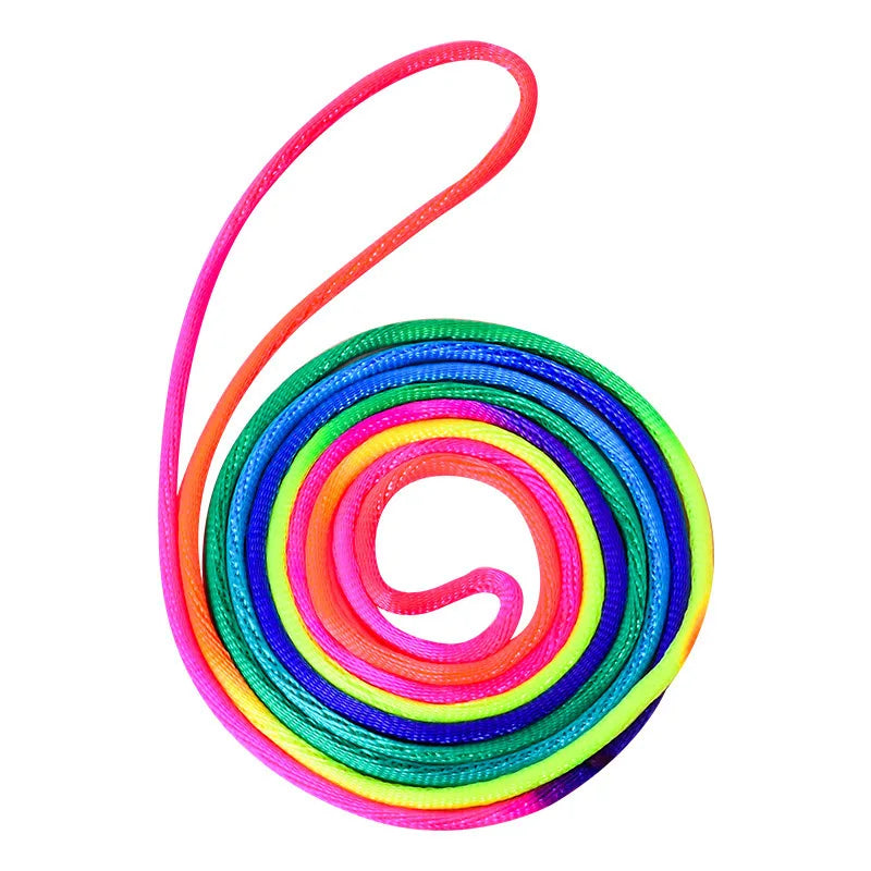 Kids' Rainbow Jump Rope for Outdoor Play