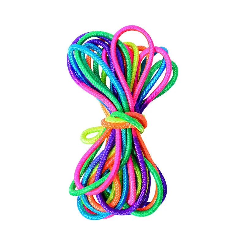 Kids' Rainbow Jump Rope for Outdoor Play