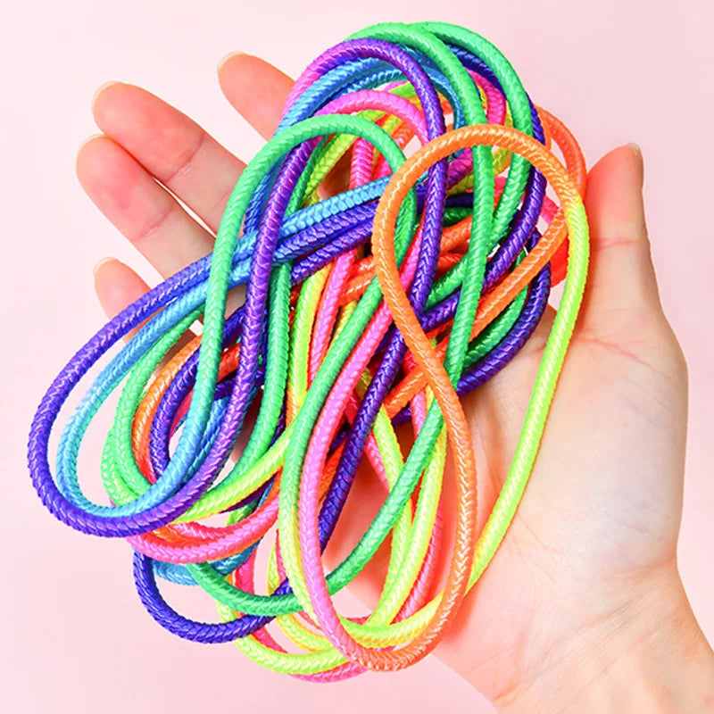 Kids' Rainbow Jump Rope for Outdoor Play