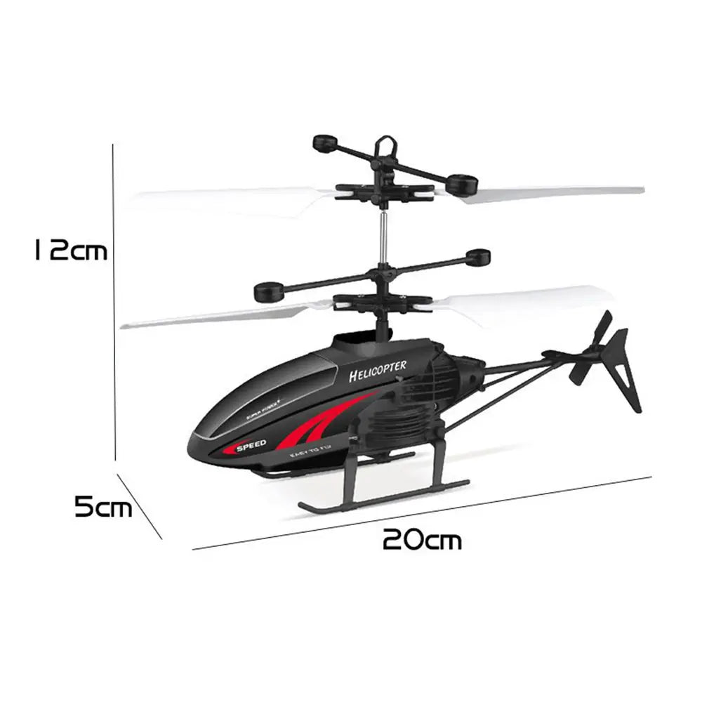 Kids' Rechargeable Mini Helicopter with Gyro Stabilization
