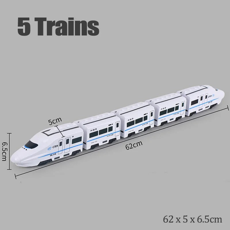 Kids' Self-Propelled Toy Train with Lights & Sounds
