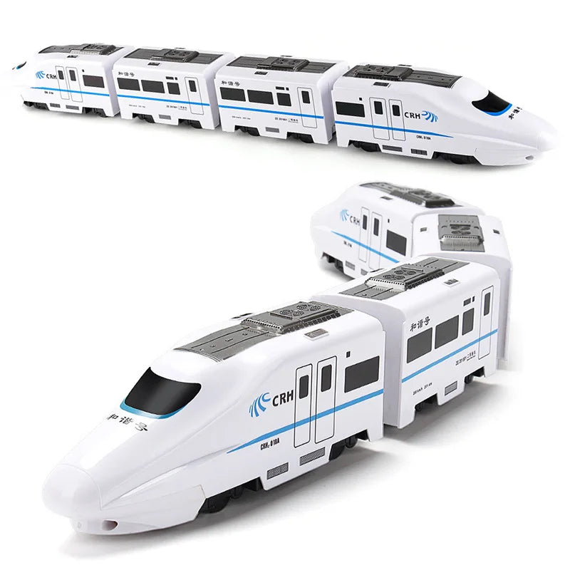 Kids' Self-Propelled Toy Train with Lights & Sounds
