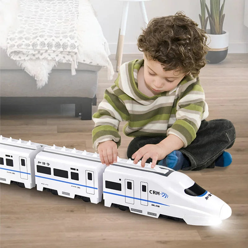 Kids' Self-Propelled Toy Train with Lights & Sounds
