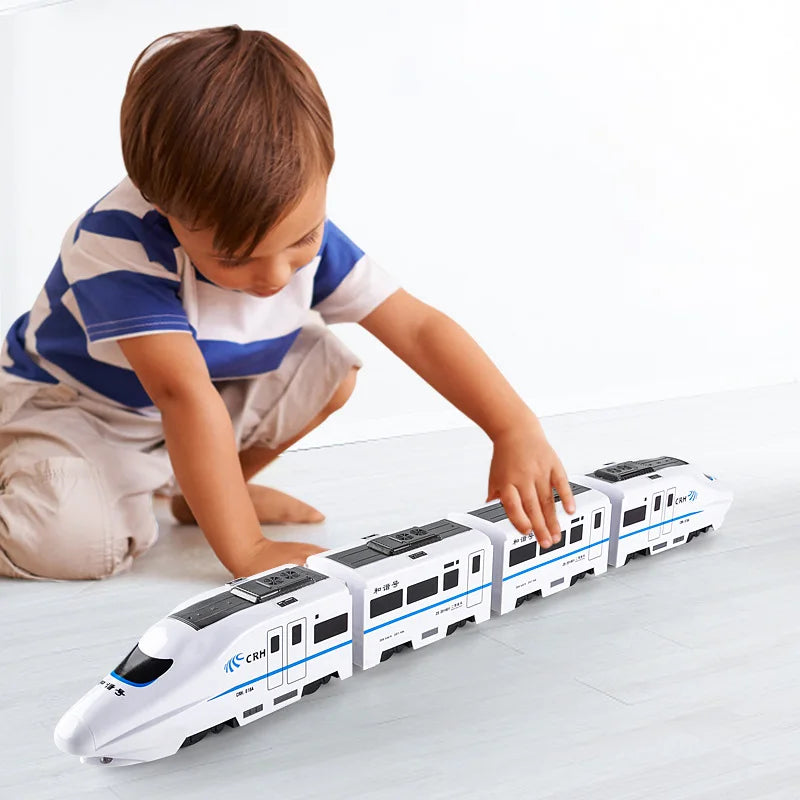 Kids' Self-Propelled Toy Train with Lights & Sounds