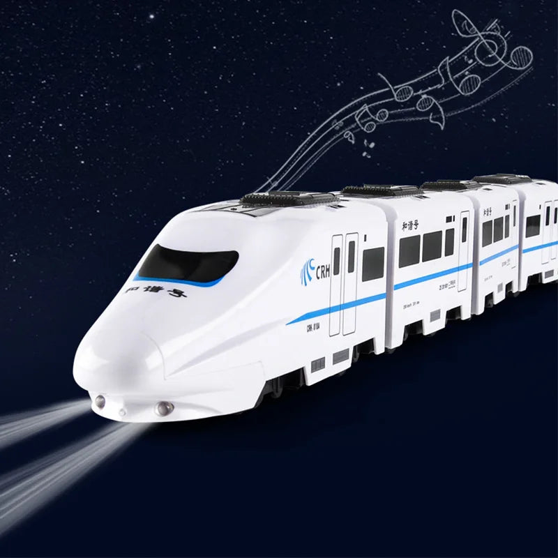 Kids' Self-Propelled Toy Train with Lights & Sounds