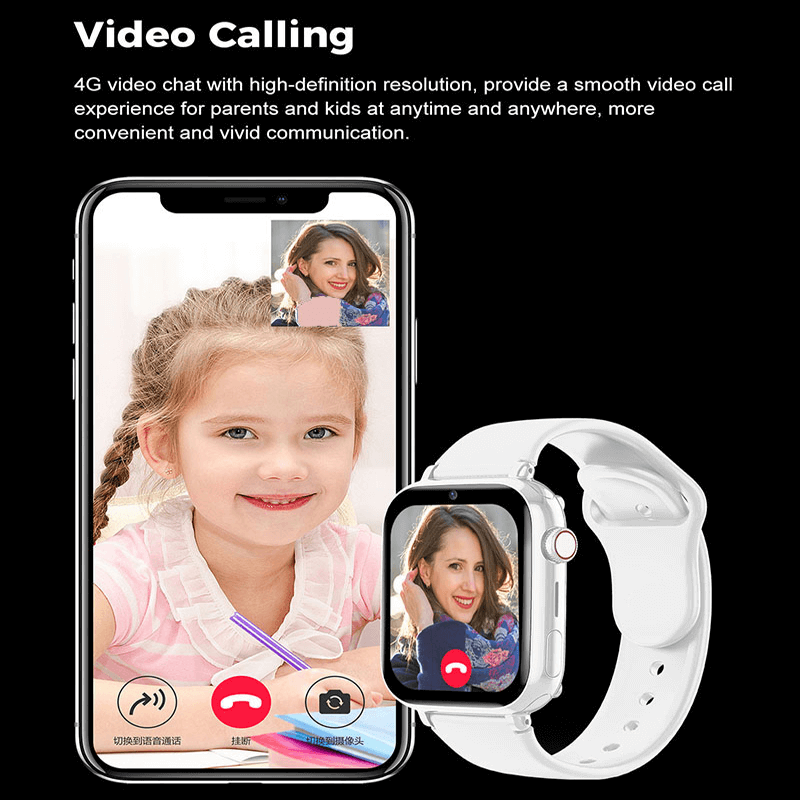 Kids' Smartwatch with GPS Tracking and Video Calling