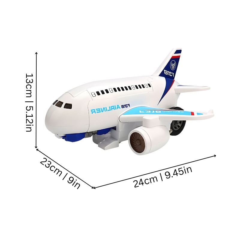 Kids' Transforming Airplane Robot Toy