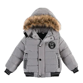 Kids' Warm Hooded Winter Puffer Jacket for Boys & Girls