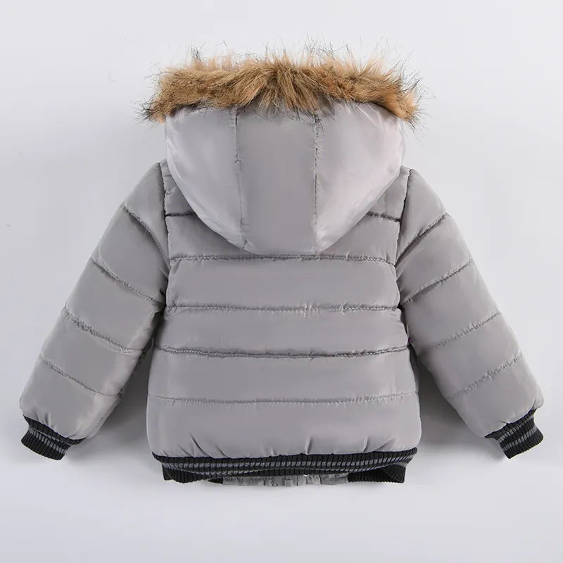 Kids' Warm Hooded Winter Puffer Jacket for Boys & Girls