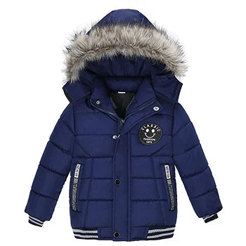 Kids' Warm Hooded Winter Puffer Jacket for Boys & Girls