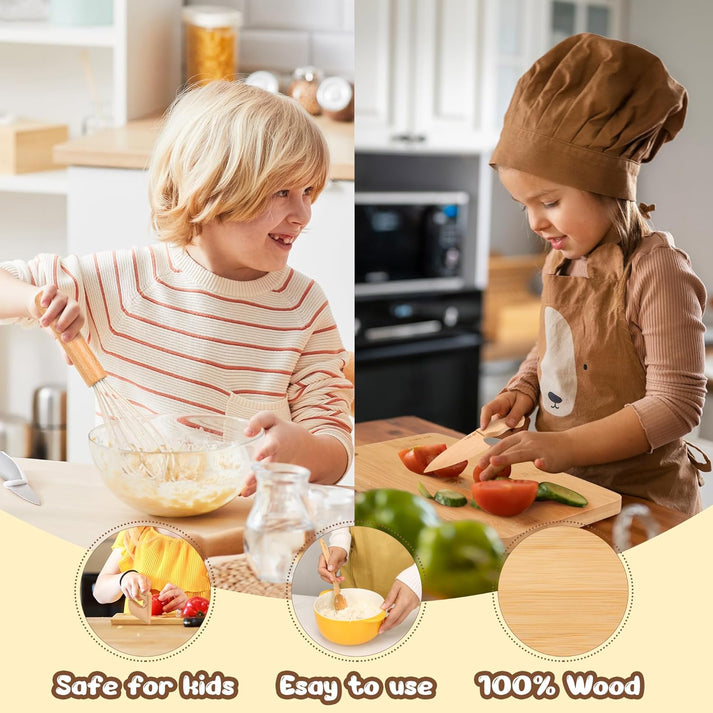 Kids' Wooden Baking Set
